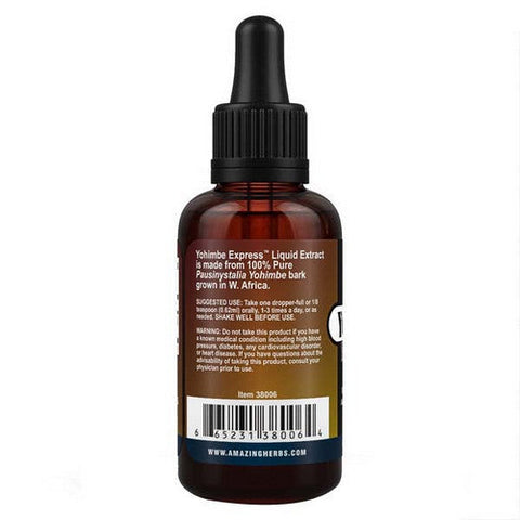 Amazing Herbs, Black Seed Yohimbe Express Liquid Extract, 1 oz Amazing Herbs